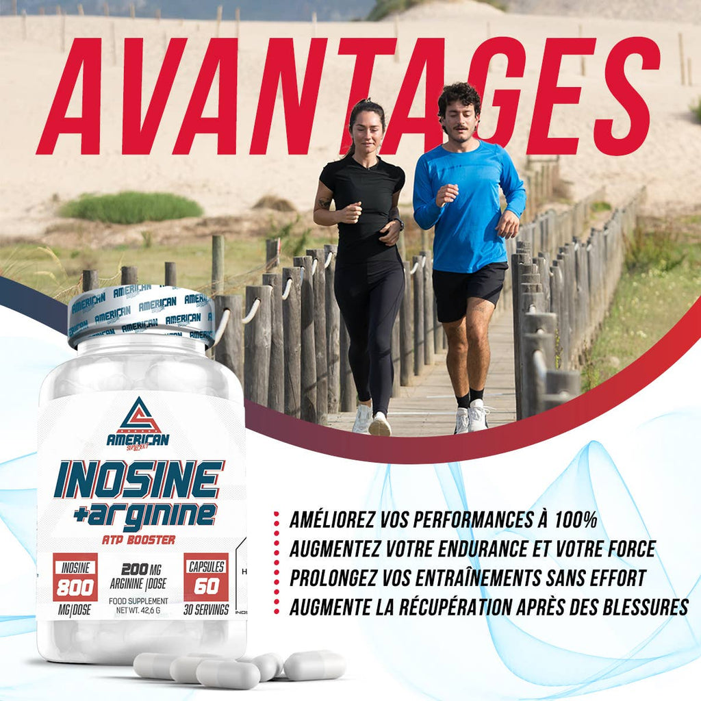 American Supplement | Inosina com Arginina | 60 cápsulas