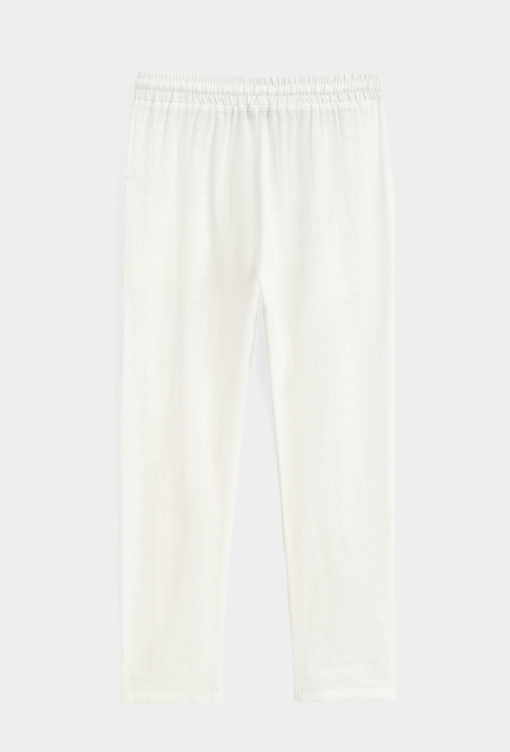 Conjunto coordenado Corte fluido Design descontraído - Branco
