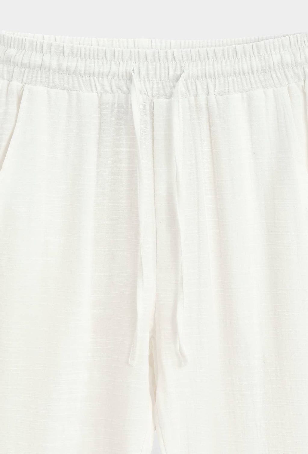 Conjunto coordenado Corte fluido Design descontraído - Branco