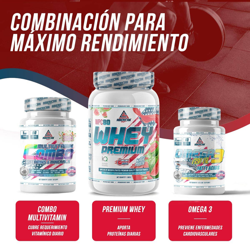 Suplemento American | Combo Multivitamínico 60 cápsulas
