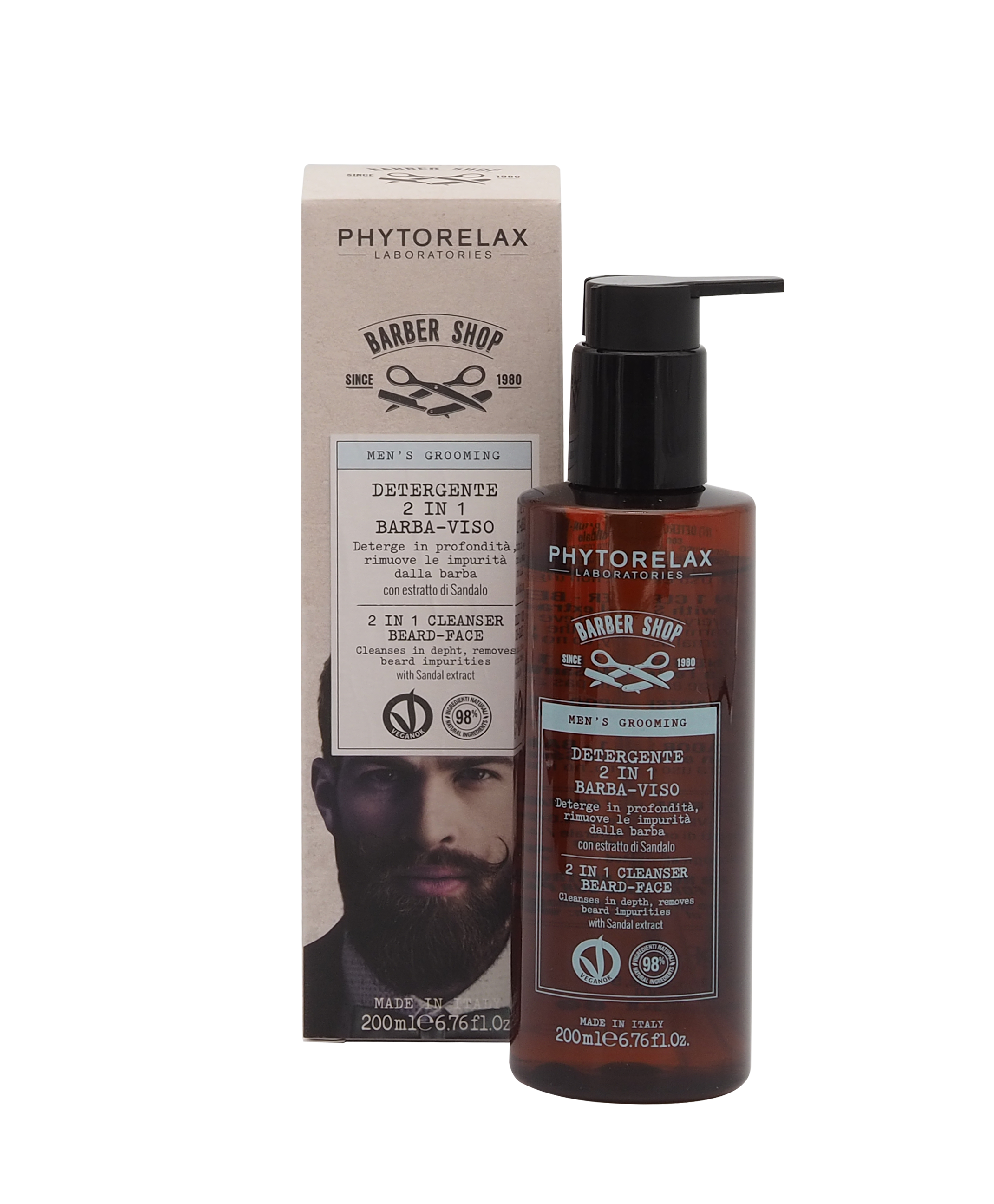 Cleanser 2 em 1 para Barba e Rosto | 200 ml