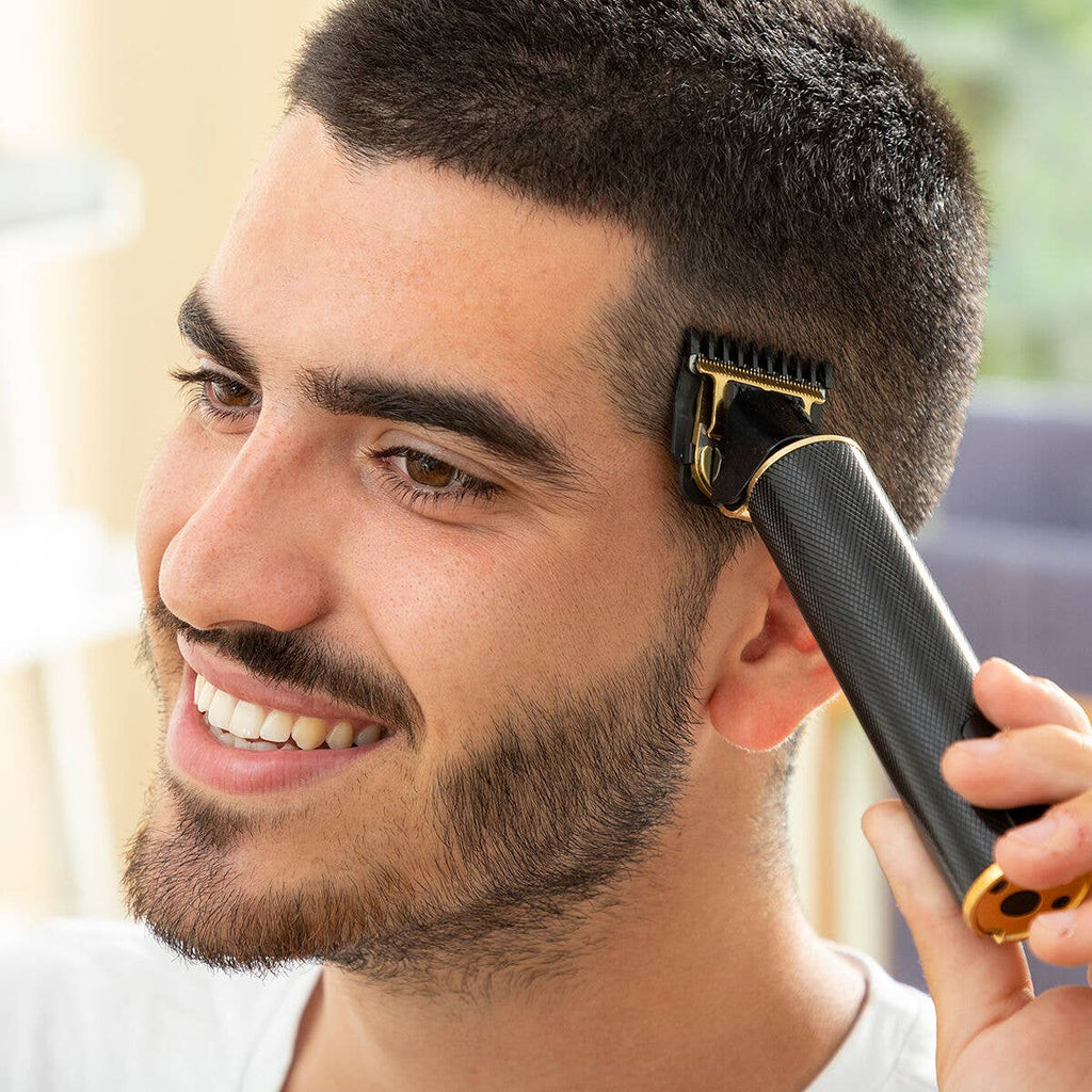 Máquina de Cortar Cabelo Profissional Recarregável InnovaGoods Triher com Acessórios