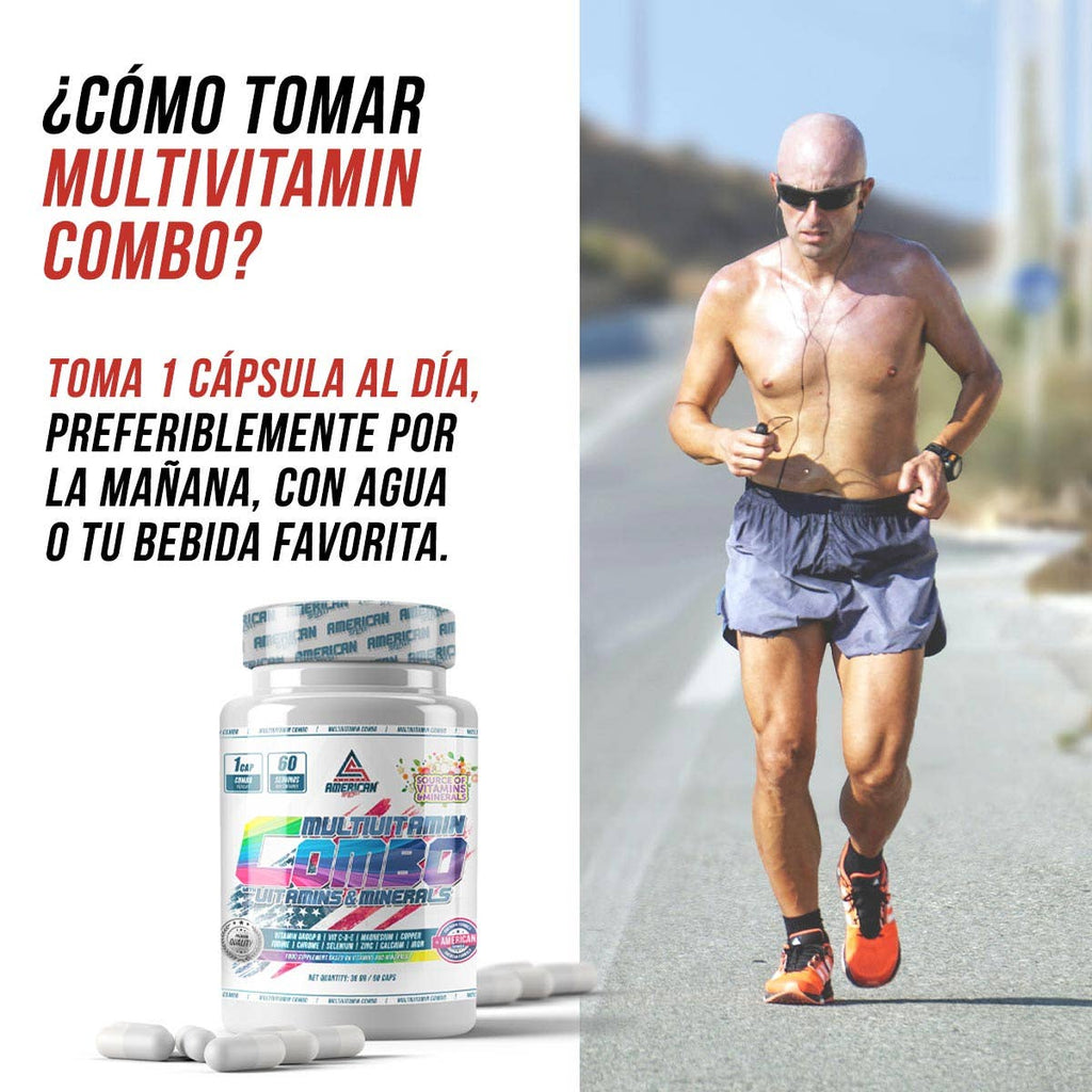 Suplemento American | Combo Multivitamínico 60 cápsulas