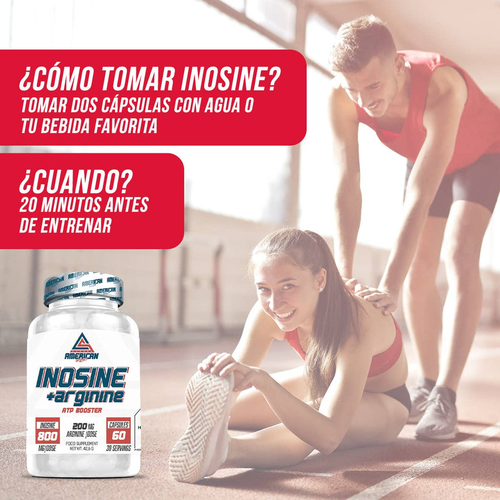 American Supplement | Inosina com Arginina | 60 cápsulas