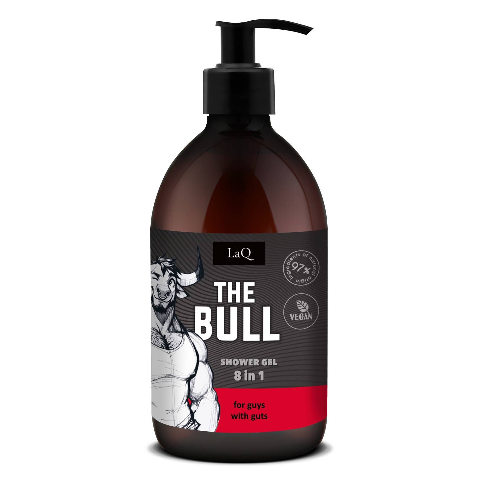 Gel de Duche Homem 8 em 1 - O Touro - Natural - Vegan // 500ml
