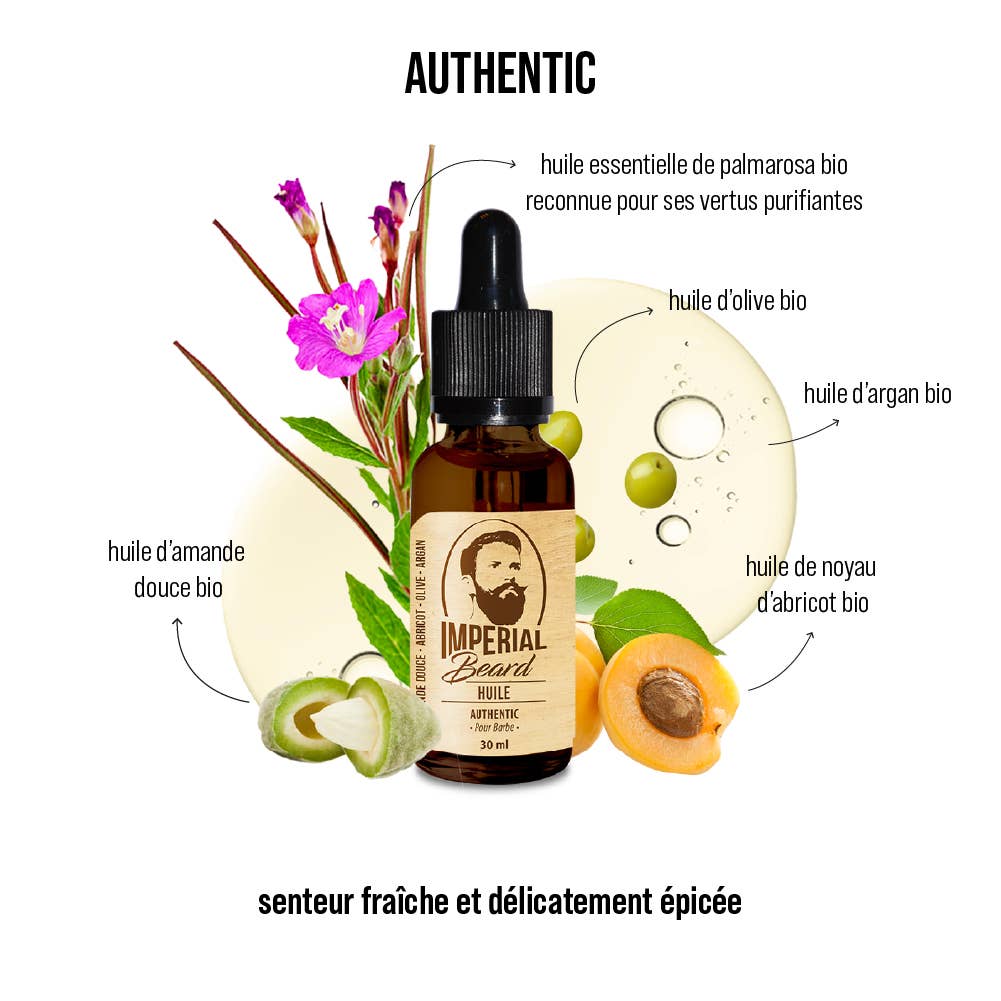 Óleo para barba Authentic Imperial Beard
