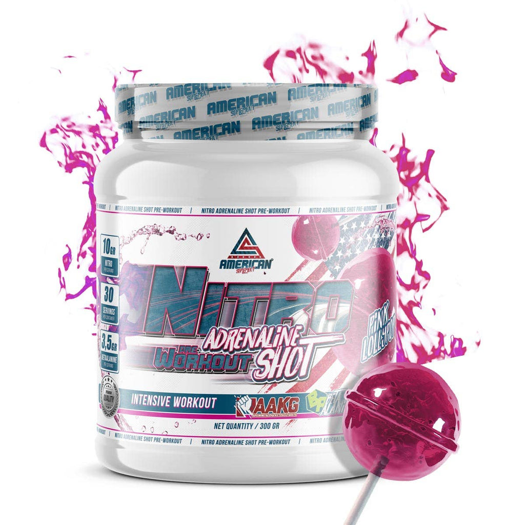 American Supplement Nitro Adrenaline Shot Pré-Treino 300 g
