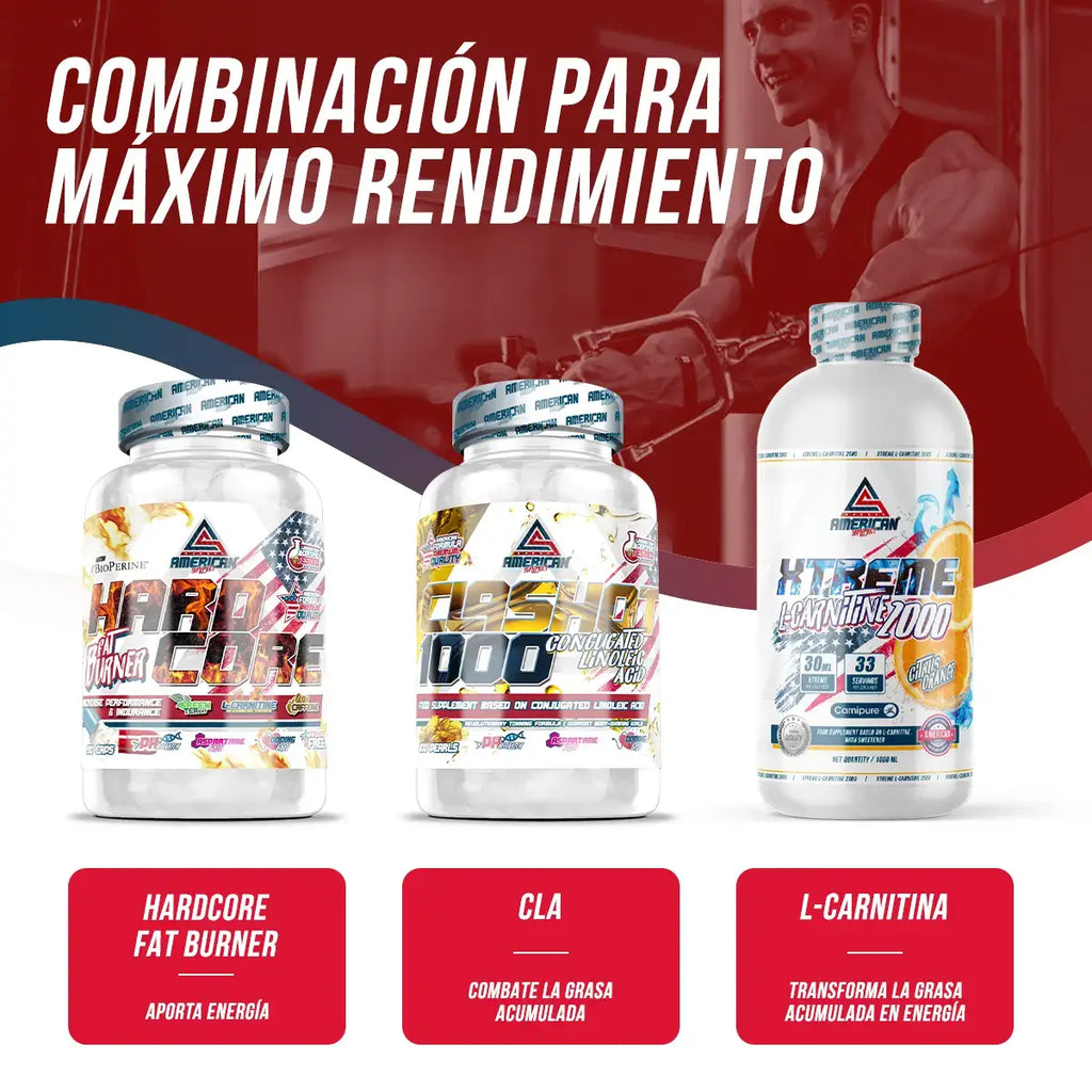 American Supplement HardCore Fat Burner | Queimador de Gordura