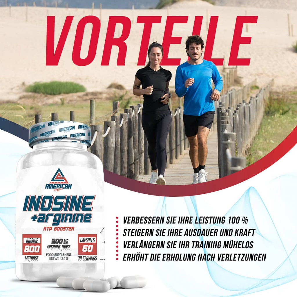 American Supplement | Inosina com Arginina | 60 cápsulas