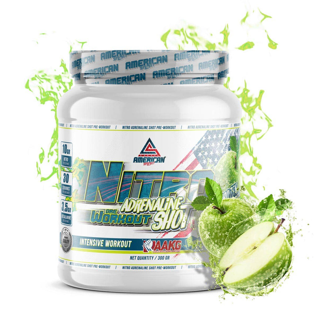 American Supplement Nitro Adrenaline Shot Pré-Treino 300 g