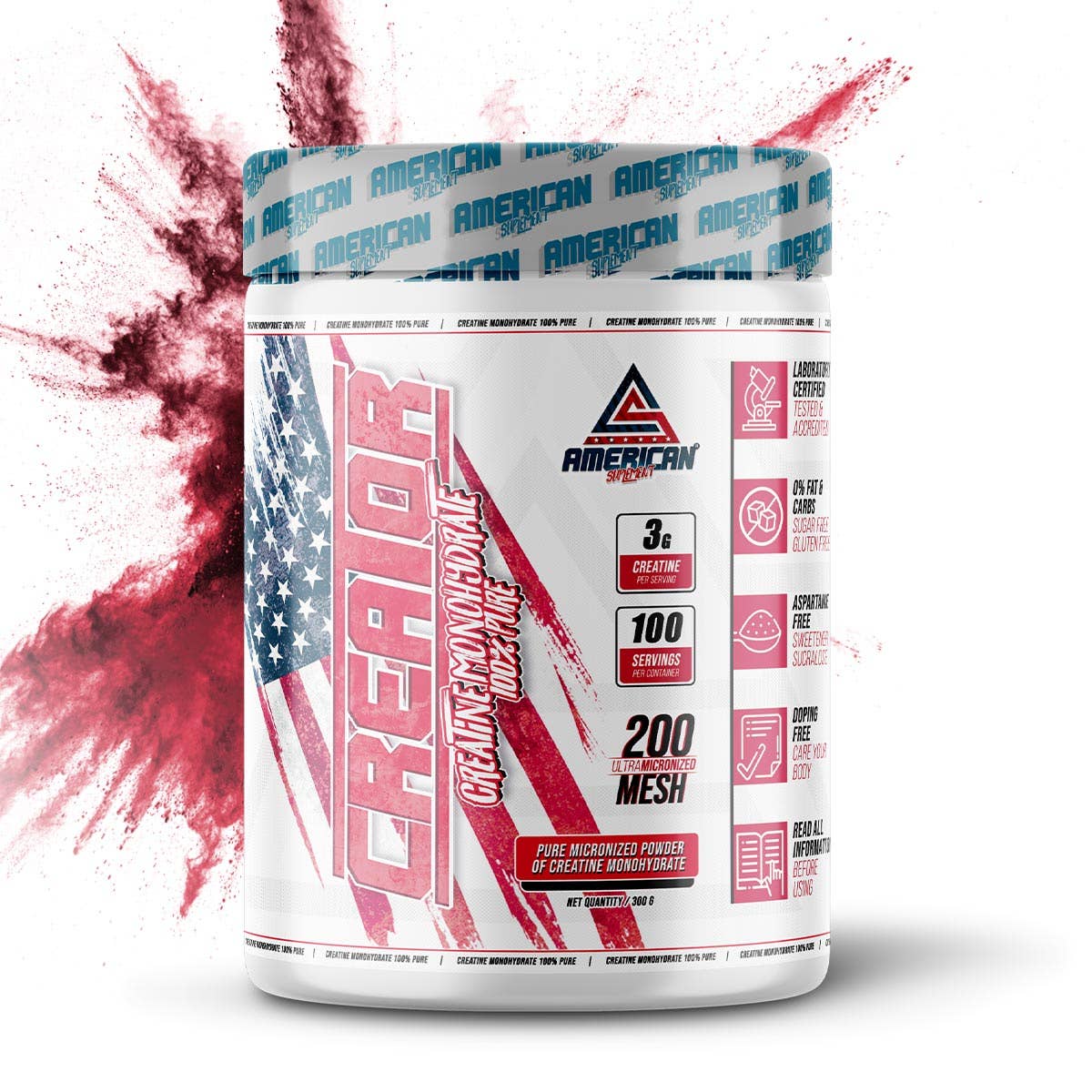 American Supplement | Creatina Monohidratada 100% Creator 300 g